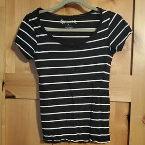 B&W Striped Tee